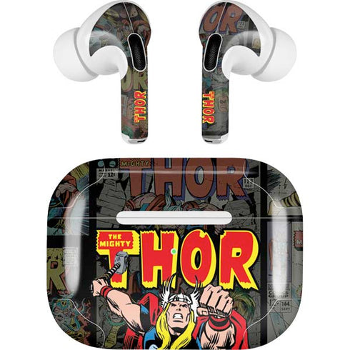 Marvel Classic Comics The Mighty Thor Vintage AirPods Skins